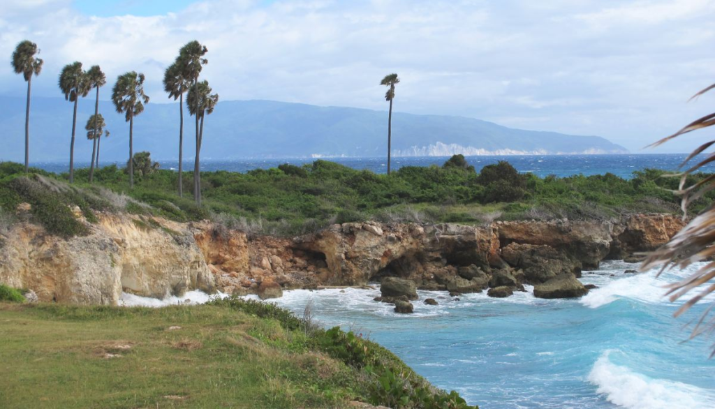 Barahona, south of the Dominican Republic. Bays of the Caribbean Sea