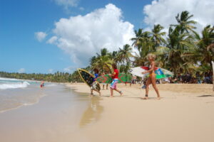 Dominican Republic. Surfing. Master of the Ocean.