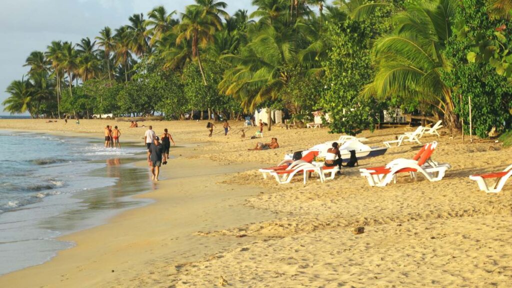 Ciudad costera de Las Terrenas, Samaná, República Dominicana