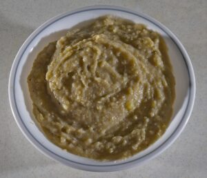 Доминиканское мангу — пюре из зелёных бананов.